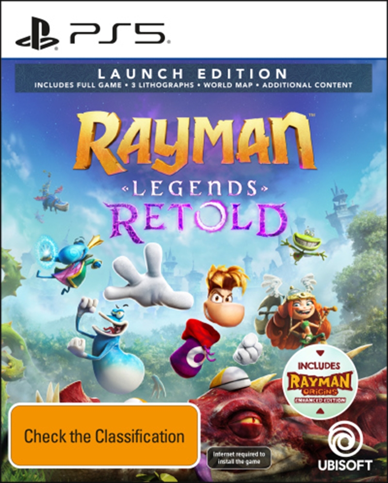 Rayman Legends Retold Launch Edition/Product Detail/Action & Adventure