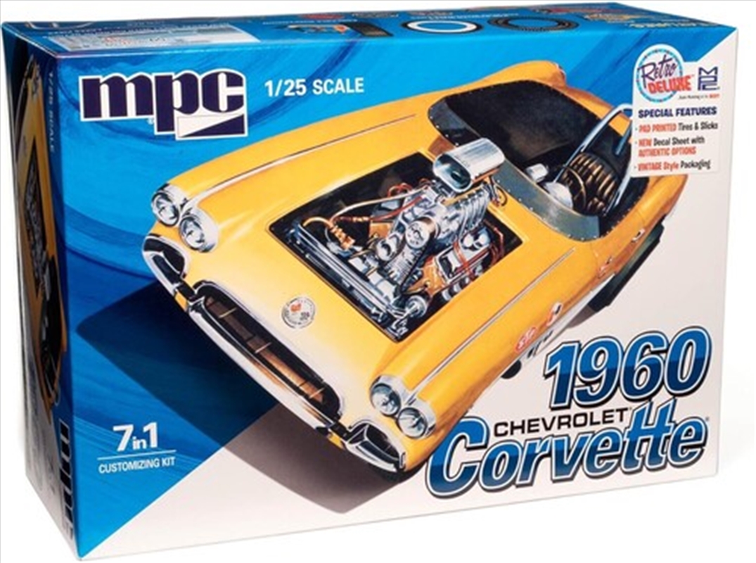 MPC 1960 Chevy Corvette 7-in-1 1/25 Scale Model Kit/Product Detail/Figurines
