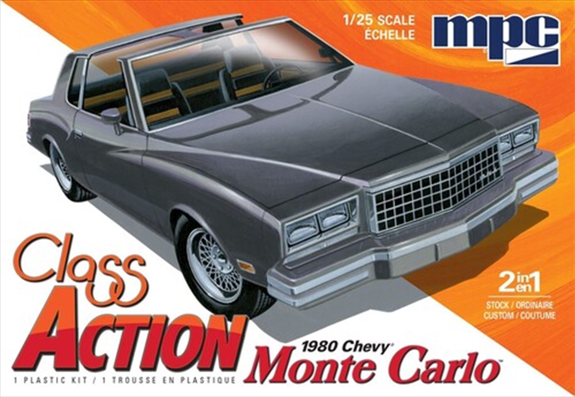MPC 1980 Chevy Monte Carlo Class Action 2T 1/25 Scale Model Kit/Product Detail/Figurines