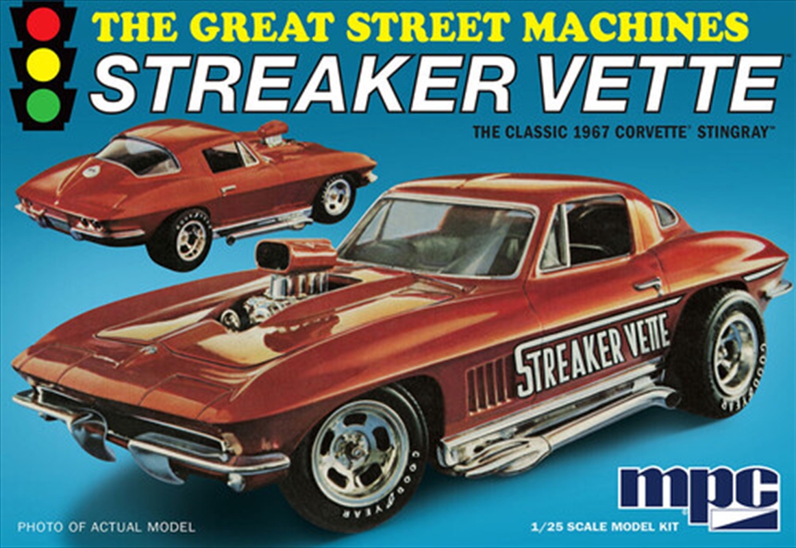 MPC 1967 Chevy Corvette Stingray Streaker Vette 1/25 Scale Model Kit/Product Detail/Figurines