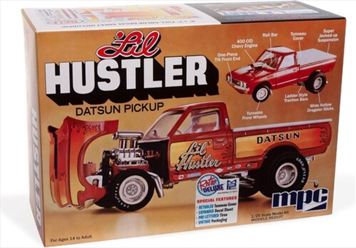MPC 1975 Datsun Pickup Li'l Hustler 1/25 Scale Model Kit/Product Detail/Figurines