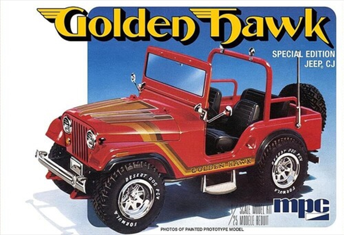 MPC 1981 Jeep CJ5 Golden Hawk 1/25 Scale Model Kit/Product Detail/Figurines