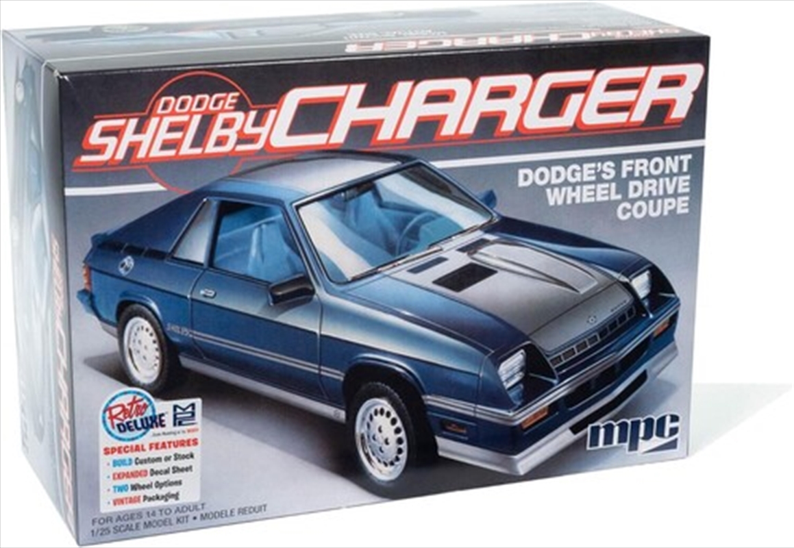 MPC 1986 Dodge Shelby Charger 1/25 Scale Model Kit/Product Detail/Figurines