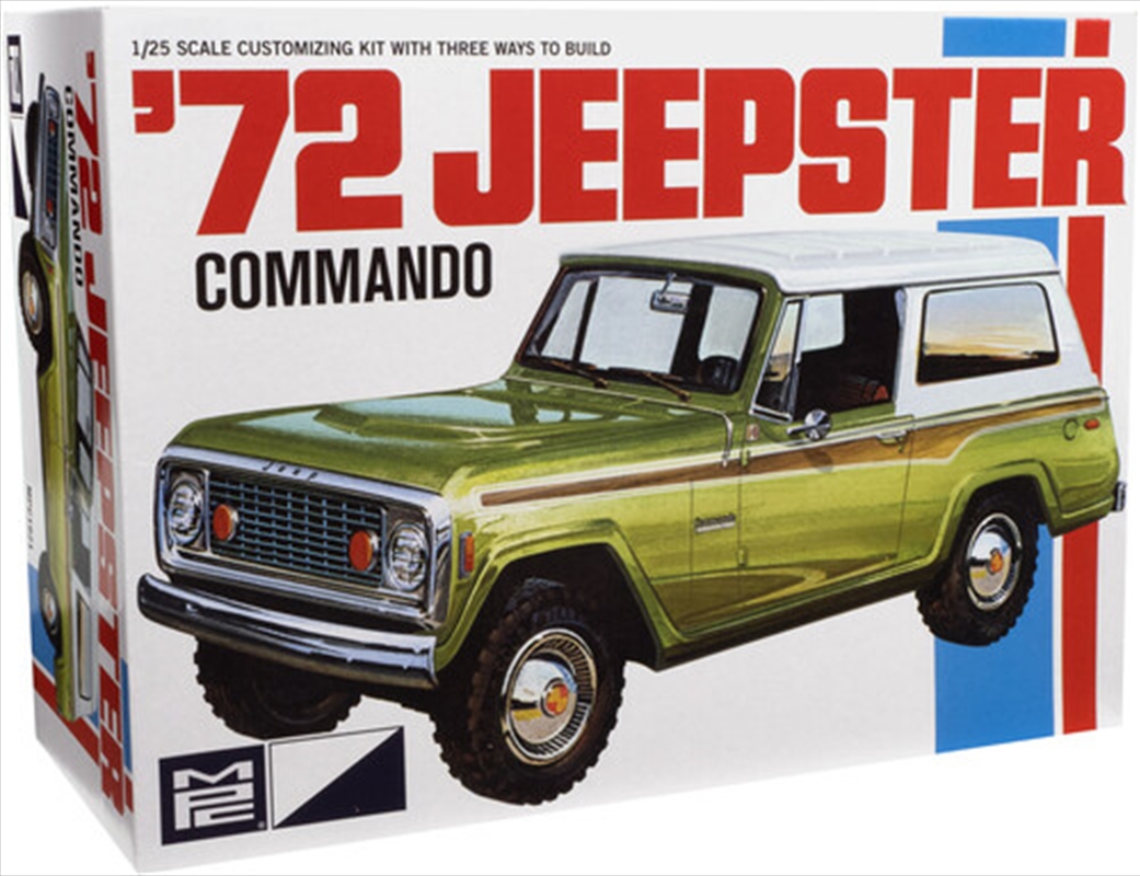 MPC 1972 Jeepster Commando 1/25 Scale Model Kit/Product Detail/Figurines