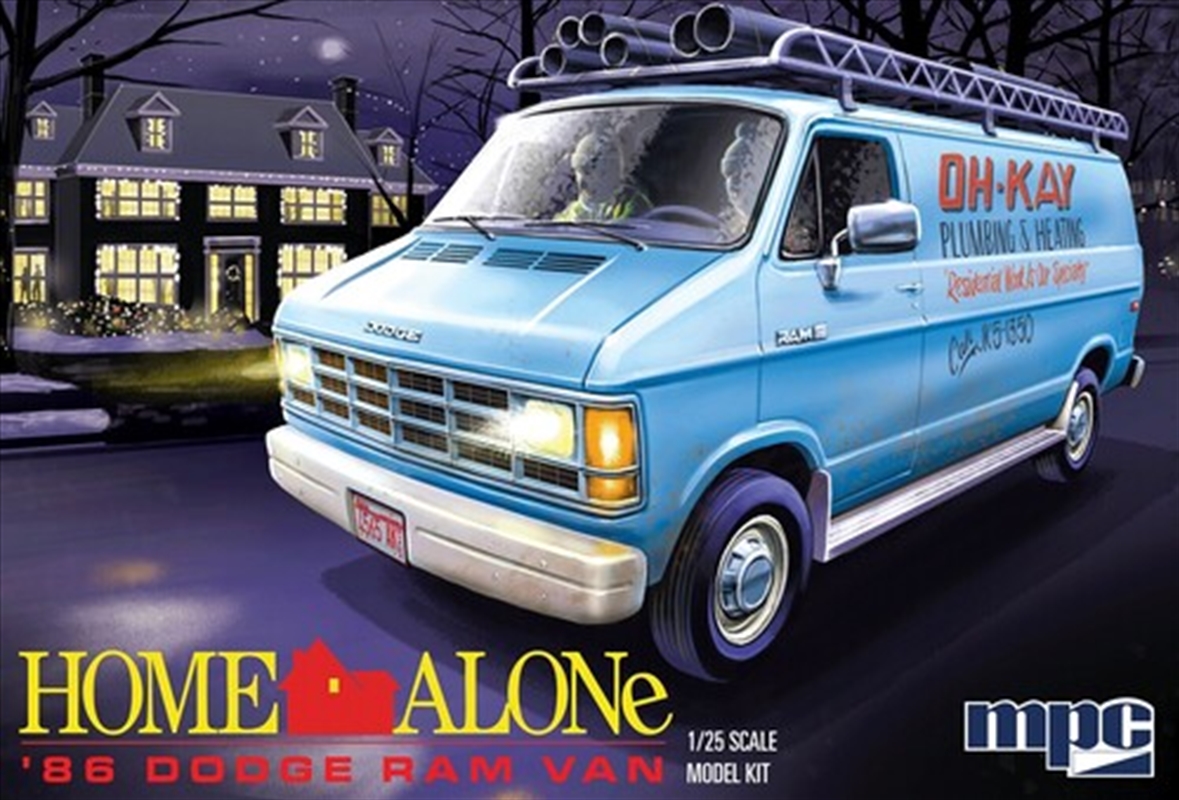 MPC Home Alone 1986 Dodge Ram Van 1/25 Scale Model Kit/Product Detail/Figurines