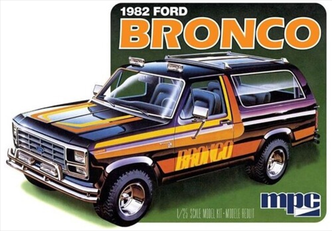 MPC 1982 Ford Bronco 1/25 Scale Model Kit/Product Detail/Figurines