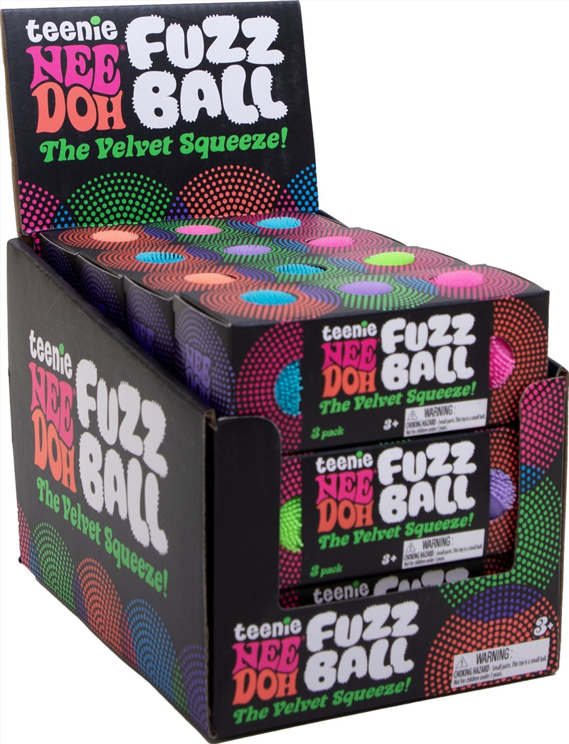 NeeDoh Teenie Fuzz Ball - Includes 3 Mini Fuzz Balls (SENT AT RANDOM)/Product Detail/Stress & Squishy