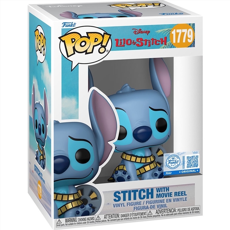 Lilo & Stitch - Stitch with Movie Reel Pop! Vinyl/Product Detail/Standard Pop Vinyl