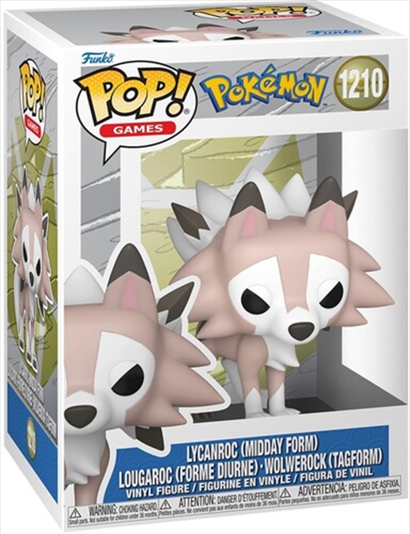 Pokemon - Lycanroc (Midday Form) Pop! Vinyl/Product Detail/Standard Pop Vinyl