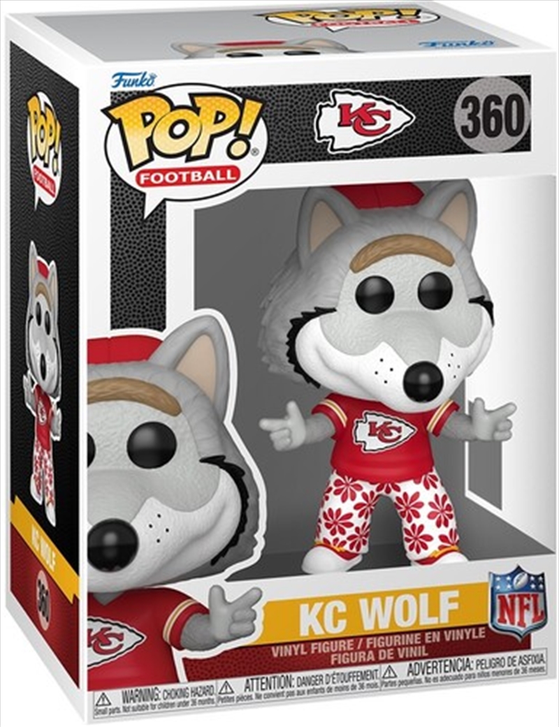 NFL: Mascots - Kansas Chiefs Wolf Pop! Vinyl/Product Detail/Sport