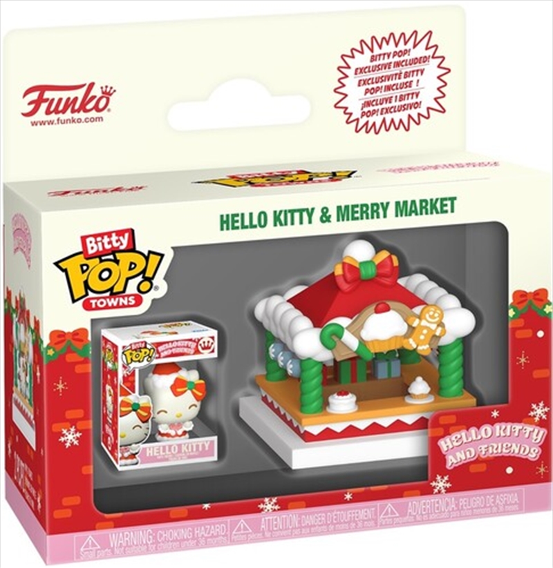 Hello Kitty - Hello Kitty w/Merry Market Bitty Pop! Town/Product Detail/Funko Collections