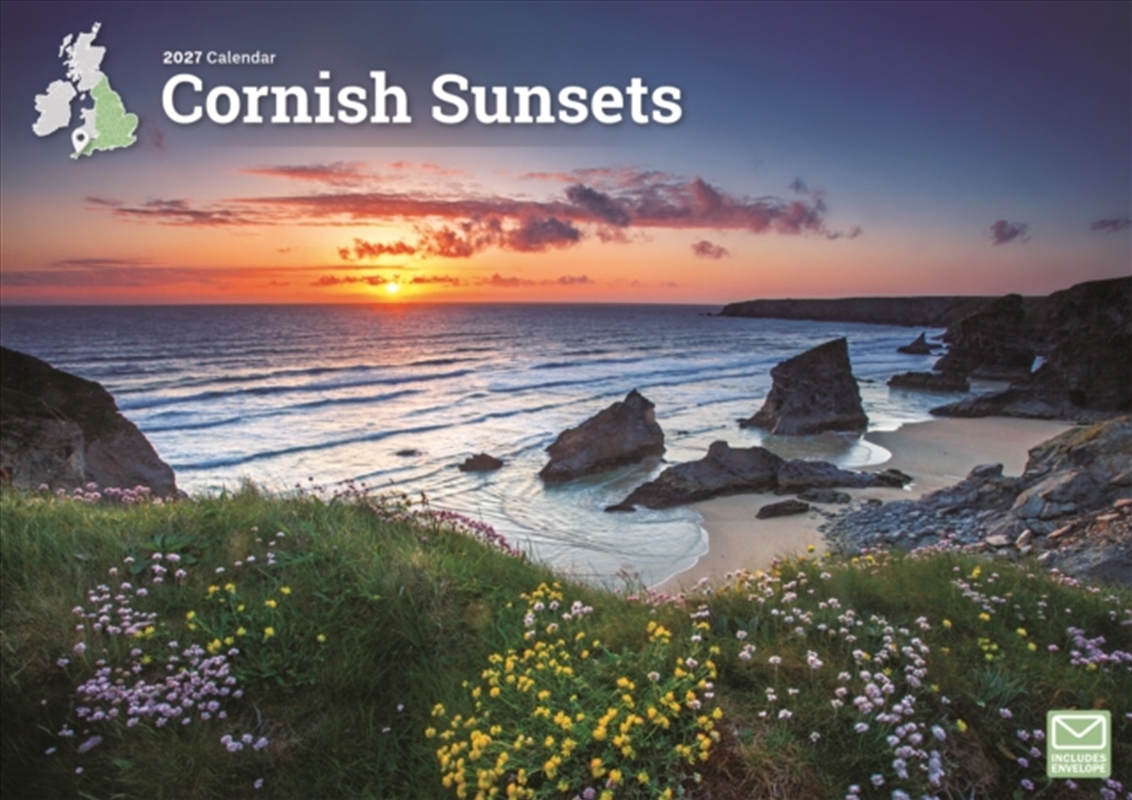 Cornish Sunsets A4 Calendar/Product Detail/Calendars & Diaries