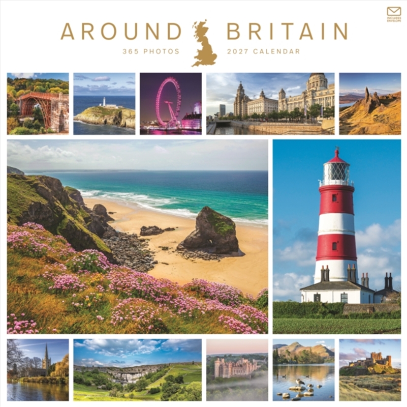 Around Britain Wall Calendar/Product Detail/Calendars & Diaries