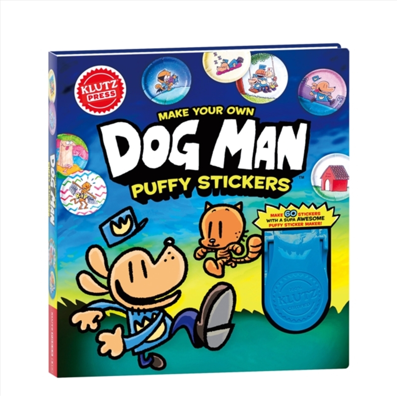 Make Your Own Dog Man Puffy Stickers/Product Detail/Kids Activity Books