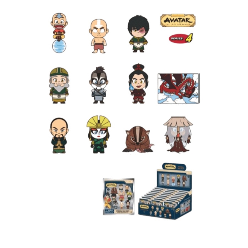 Avatar: The Last Airbender - 3D Foam Bag Clips Series 4 (Sent At Random)/Product Detail/Keyrings