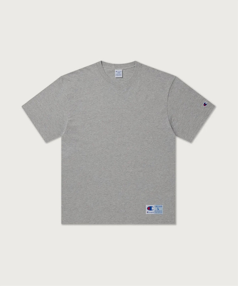 [Bts V Pick] Champion Jock Tag Short Sleeve T-Shirt Grey (Xxl)/Product Detail/KPOP Merch