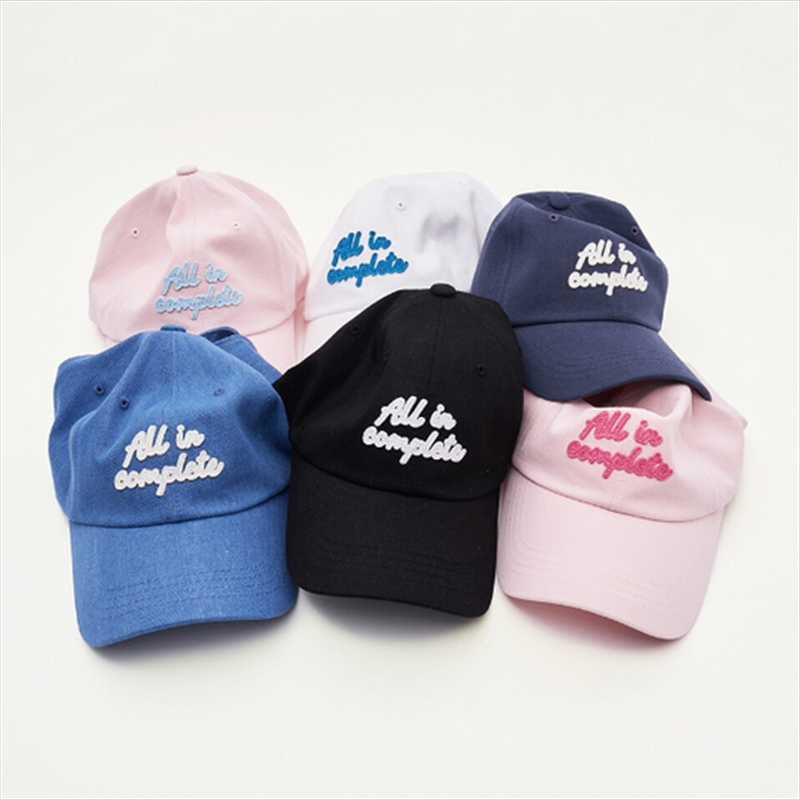 [Bts Jin Pick] Fluid Applique Ball Cap - Navy/Product Detail/KPOP Merch