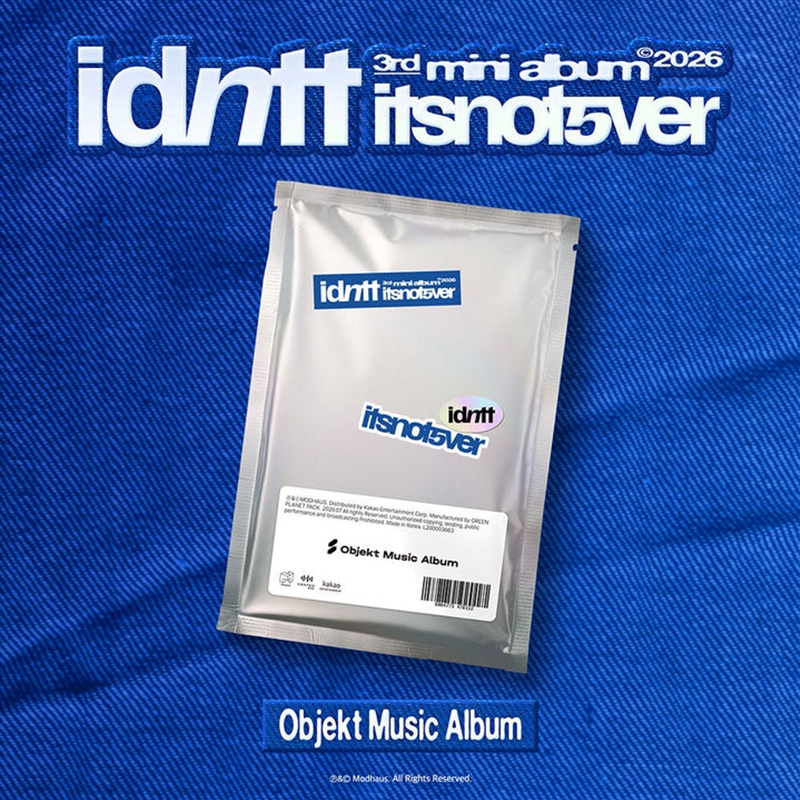 Idntt - Itsnotover 3rd Mini Album Objekt Music Album Ver/Product Detail/World