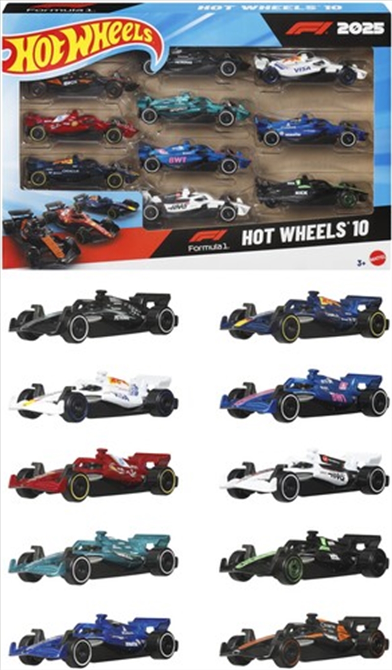 Hot Wheels Formula 1 2025 10-Pack/Product Detail/Toys