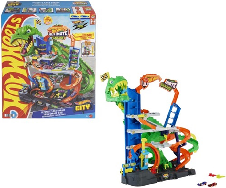 Hot Wheels City Ultimate T-Rex Garage Trackset/Product Detail/Toys
