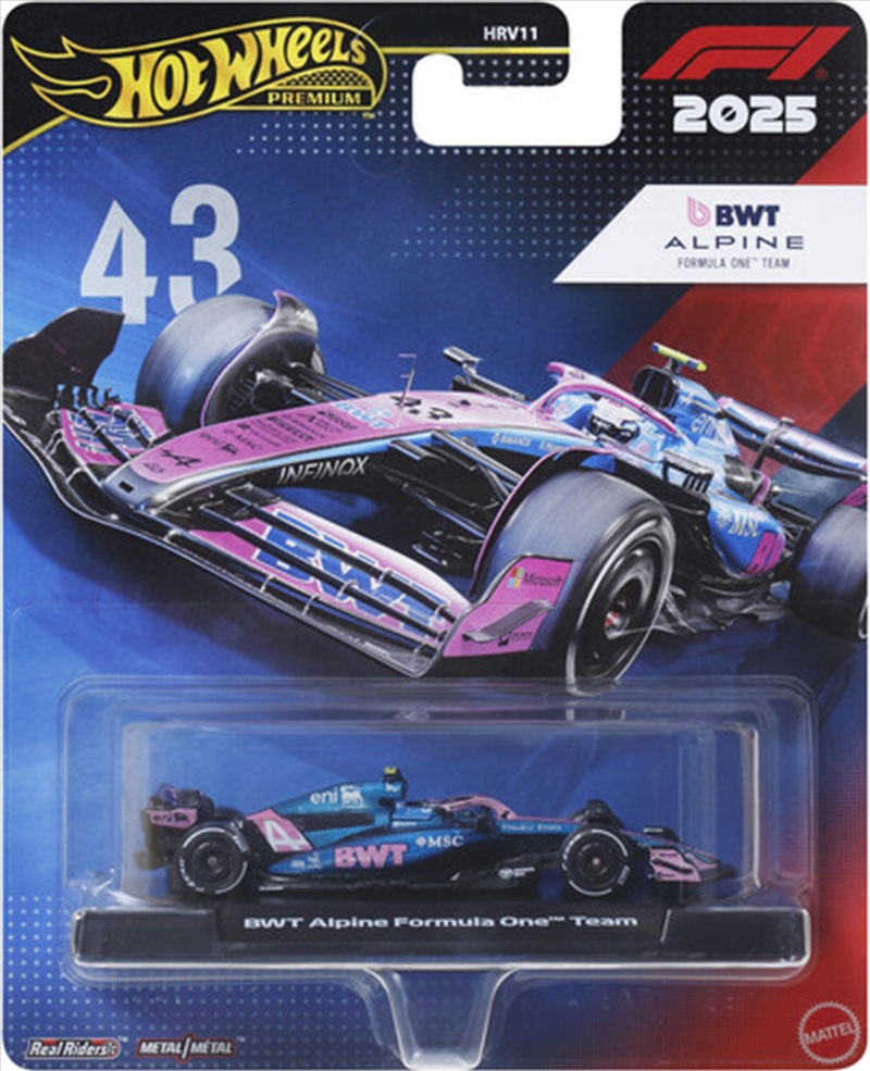 Hot Wheels Premium BWT Alpine Formula One Team #43/Product Detail/Toys