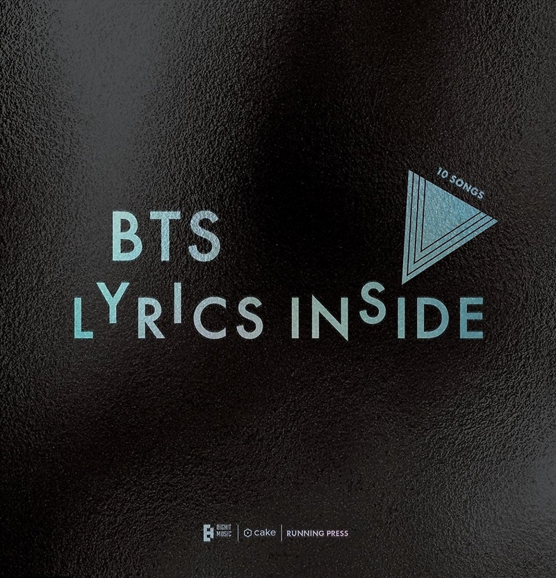 BTS Lyrics Inside/Product Detail/Arts & Entertainment