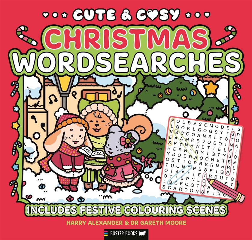 Cute & Cosy Christmas Wordsearches/Product Detail/Kids Activity Books