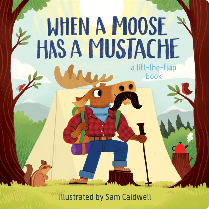 When a Moose Has a Mustache/Product Detail/Childrens Fiction Books