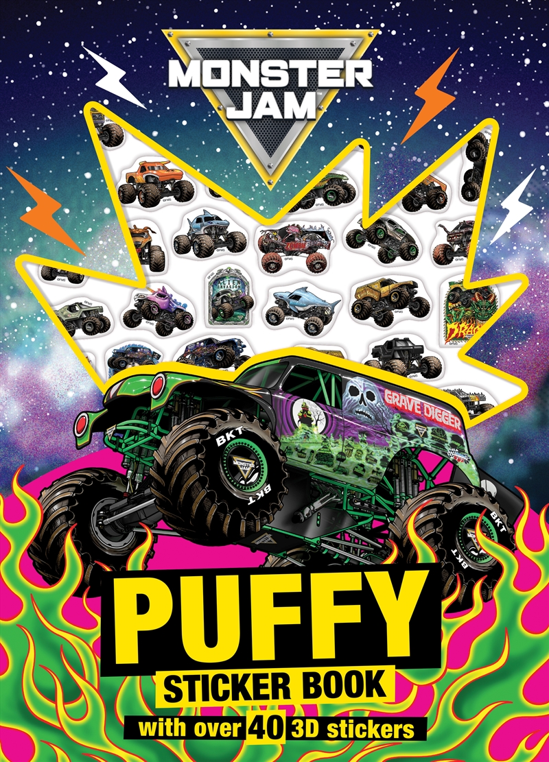 Monster Jam: Puffy Sticker Colouring Book/Product Detail/Kids Activity Books