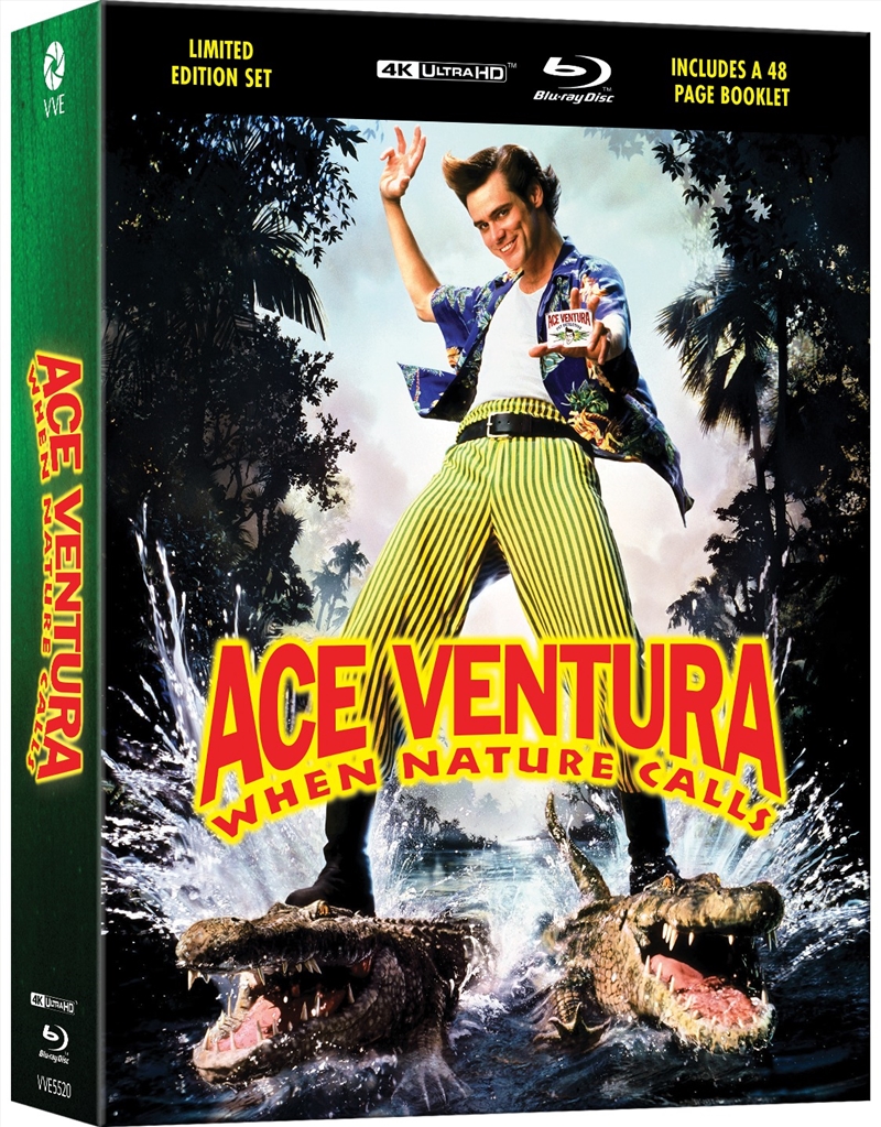Ace Ventura - When Nature Calls - Limited Edition  Blu-ray + UHD - Steelbook - Lenticular Hardcase/Product Detail/Comedy