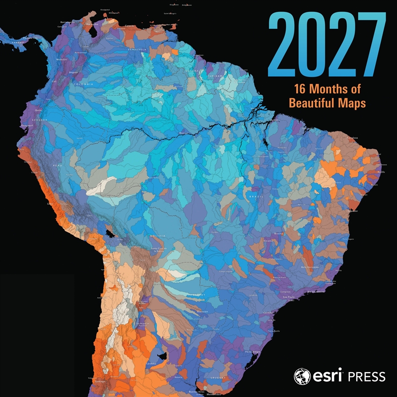 2027 Esri Press Wall Calendar/Product Detail/Calendars & Diaries
