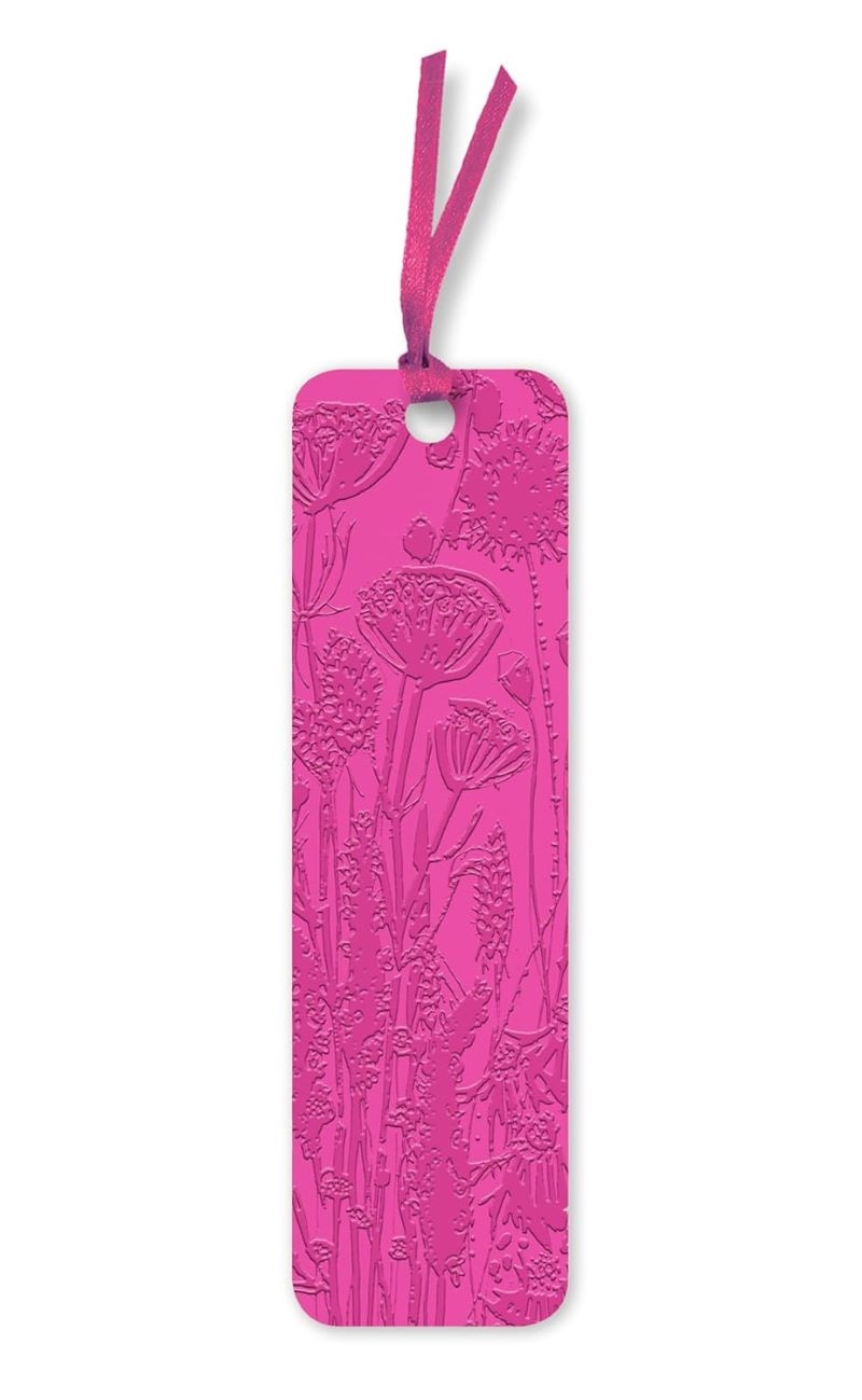 Artisan Art Vegan Leather Bookmarks: Lucy Innes Williams: Pink Garden House (pack of 10)/Product Detail/Stationery