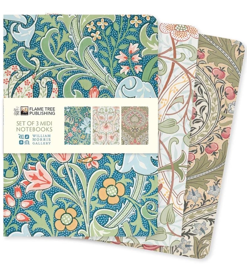 Midi Notebooks: William Morris Gallery (Set of 3)/Product Detail/Notebooks & Journals