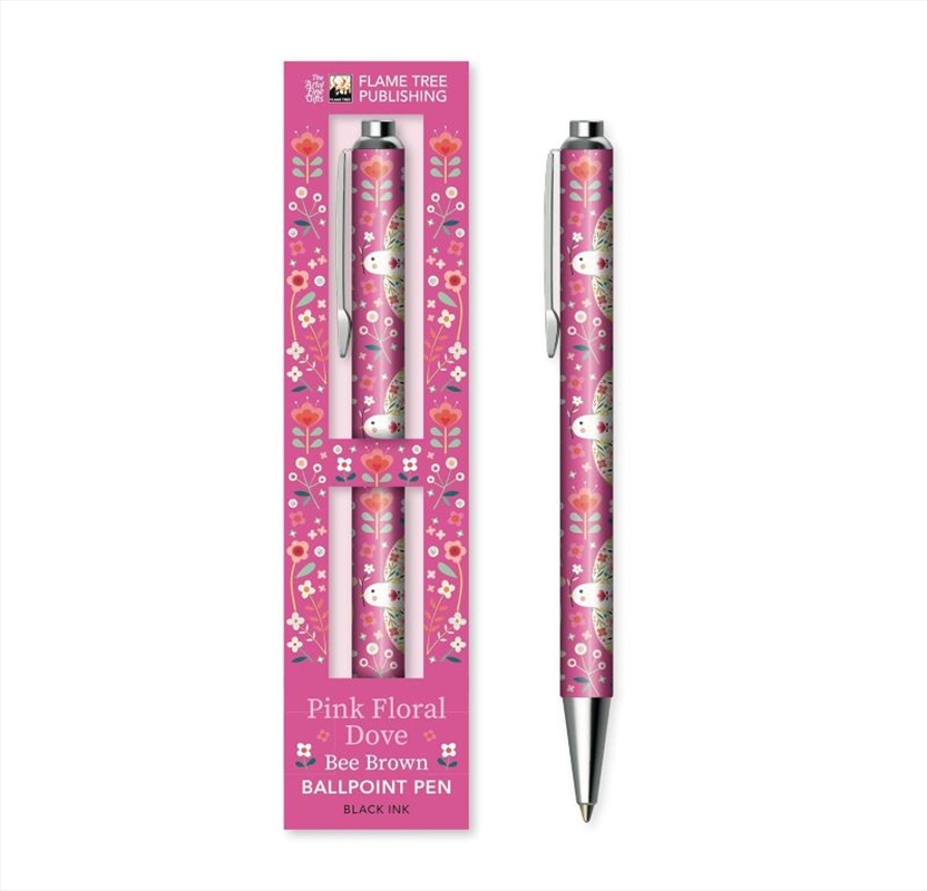 Boxed Decorative Ballpoint Pen: Bee Brown, Pink Dove/Product Detail/Stationery