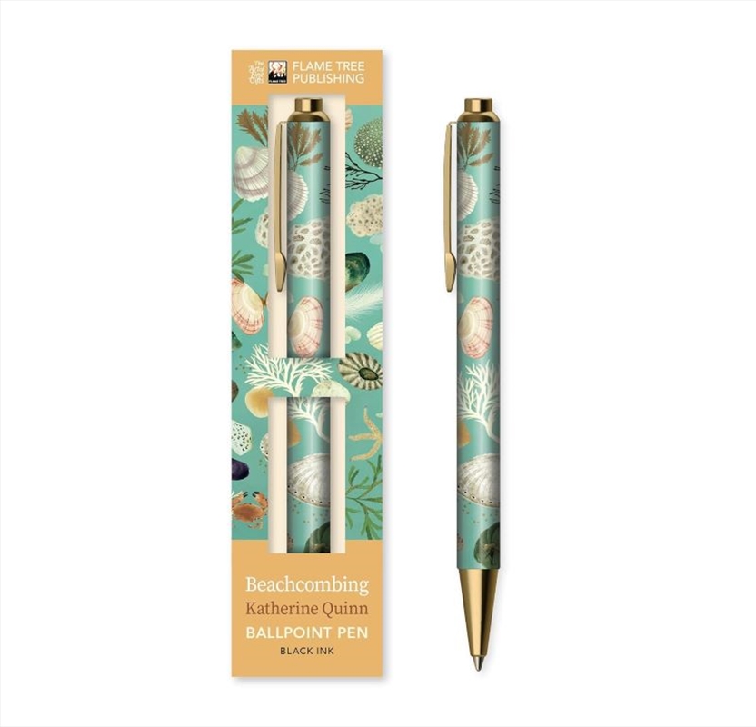 Boxed Decorative Ballpoint Pen: Katherine Quinn, Beachcombing/Product Detail/Stationery
