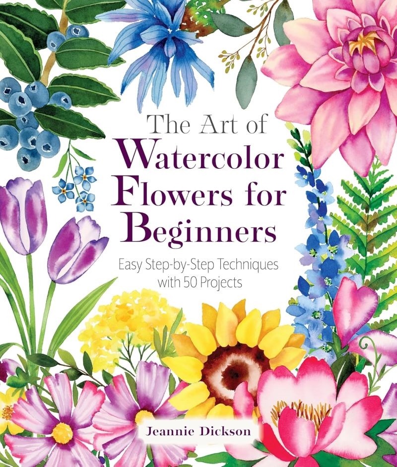 Art of Watercolor Flowers for Beginners: Easy Step-By-Step Techniques with 50 Projects/Product Detail/Art