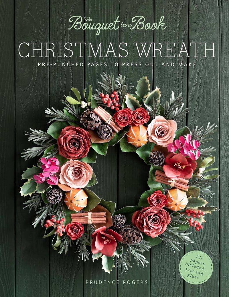 Bouquet in a Book: Christmas Wreath/Product Detail/Crafts & Handiwork