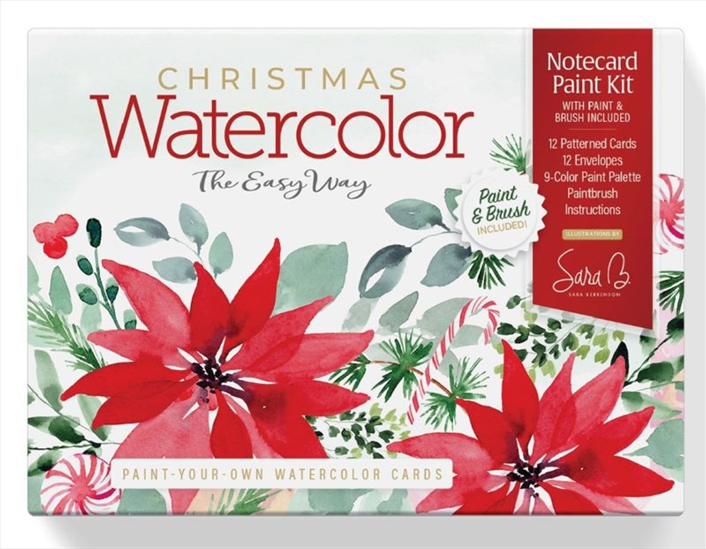 Watercolor the Easy Way Paint-Your-Own Watercolor Cards Christmas/Product Detail/Crafts & Handiwork