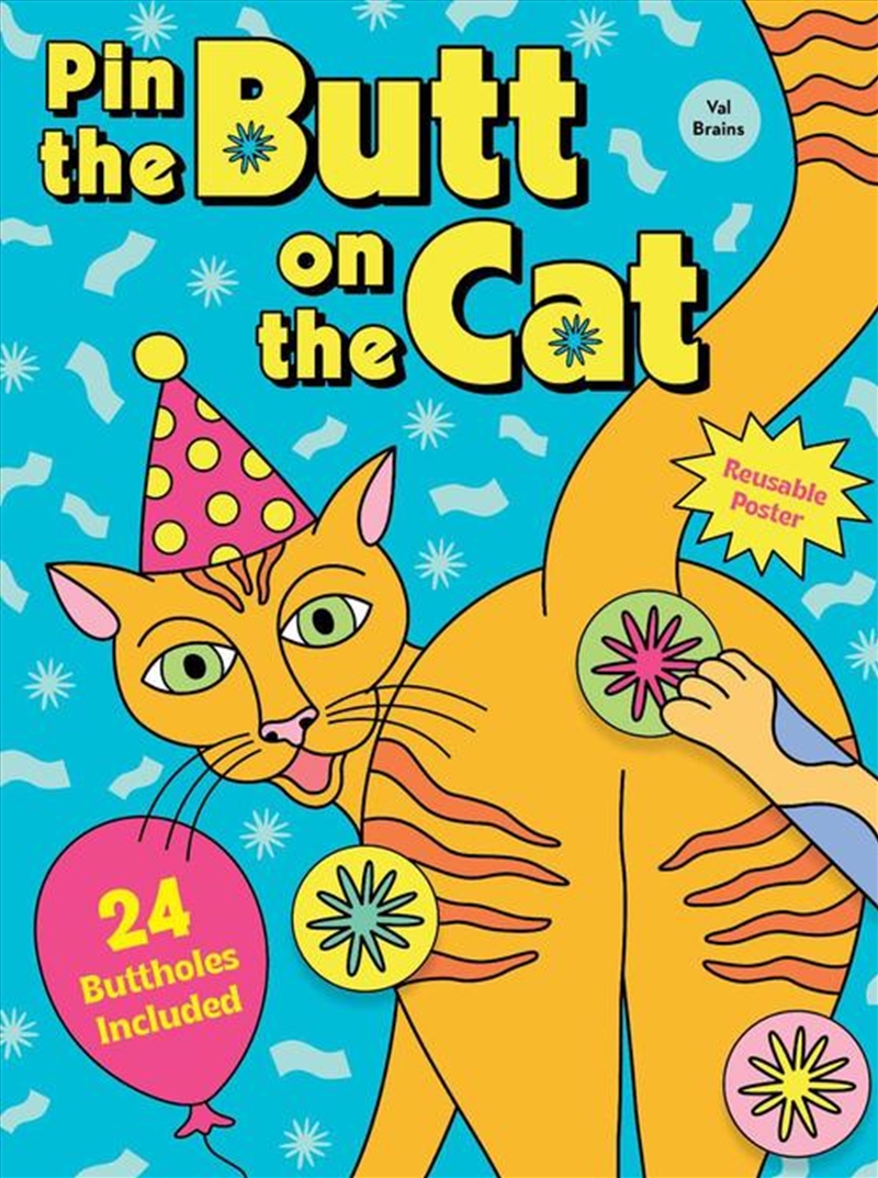Pin the Butt on the Cat/Product Detail/Adults Activity Books