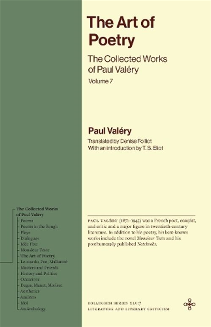 The Art of Poetry/Product Detail/Literature & Poetry