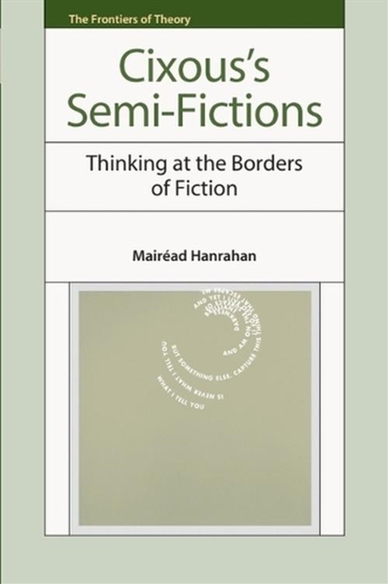 Cixous's Semi-Fictions/Product Detail/Literature & Poetry