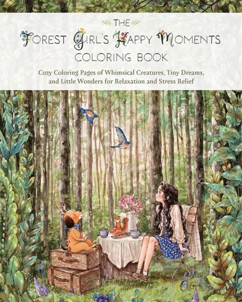 Forest Girl's Happy Moments Coloring Book/Product Detail/Crafts & Handiwork