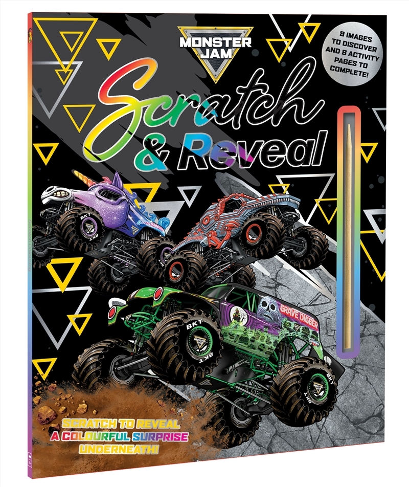 Monster Jam: Scratch and Reveal/Product Detail/Kids Activity Books