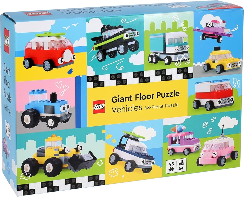 LEGO 48-Piece Giant Floor Puzzle: Vehicles/Product Detail/Adults Activity Books