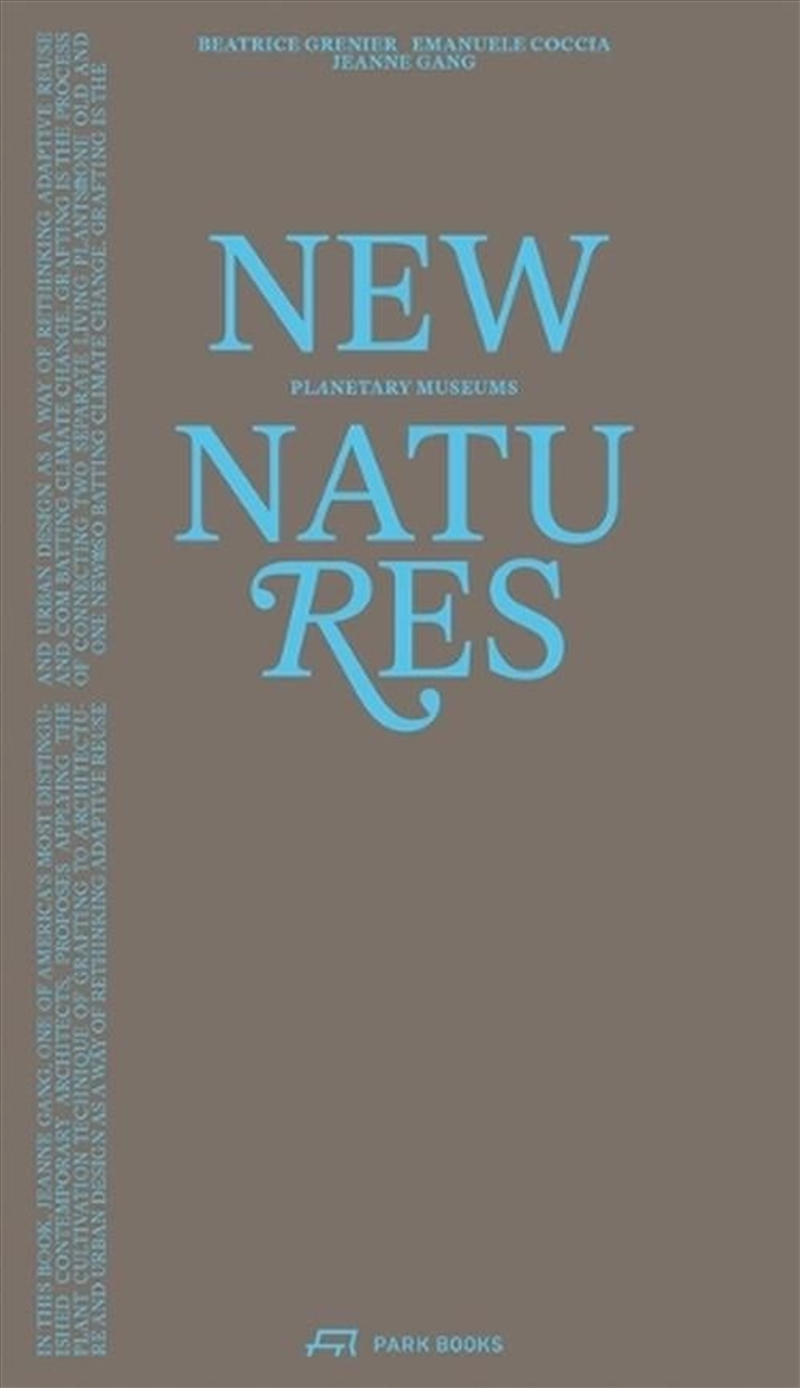 New Natures: Planetary Museums/Product Detail/Architecture