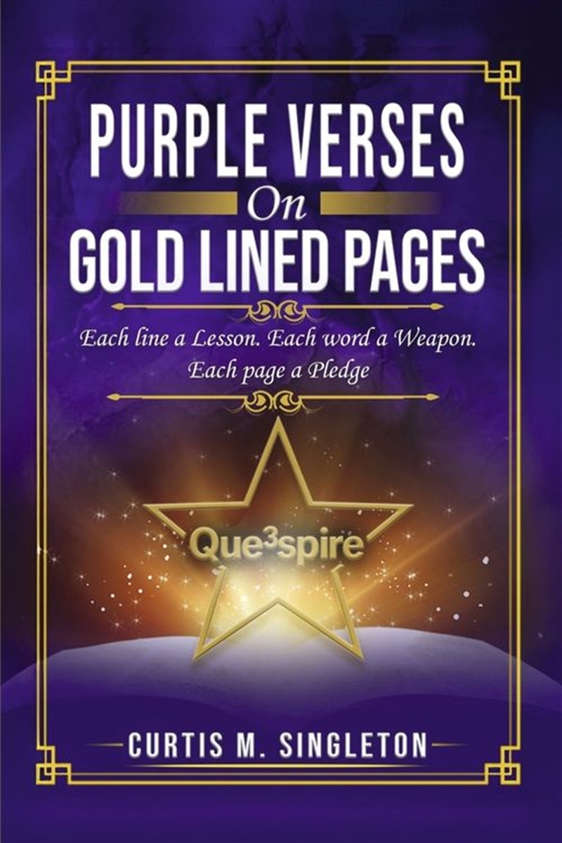 Purple Verses on Gold-Lined Pages/Product Detail/Literature & Poetry