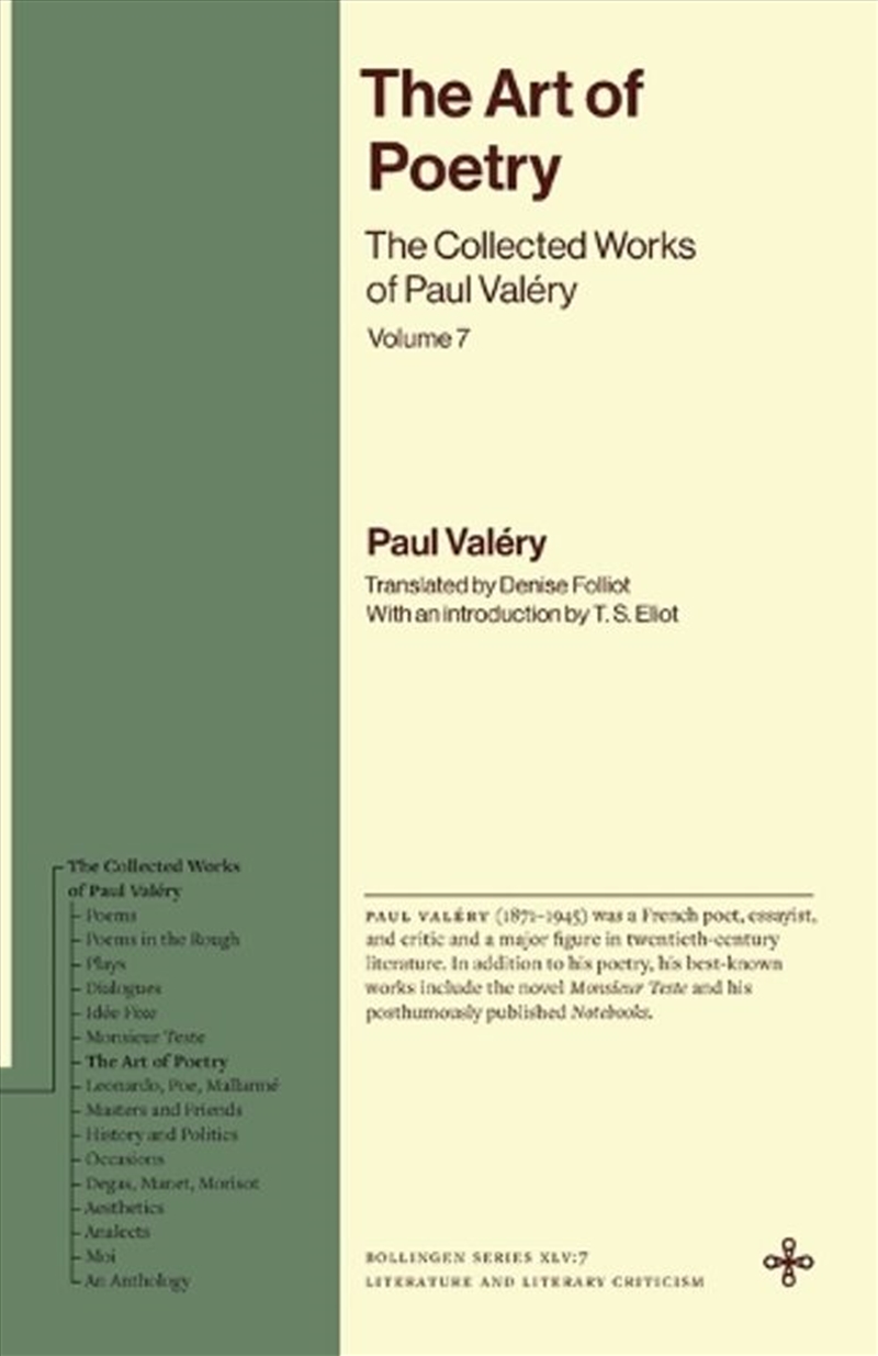 The Art of Poetry/Product Detail/Literature & Poetry