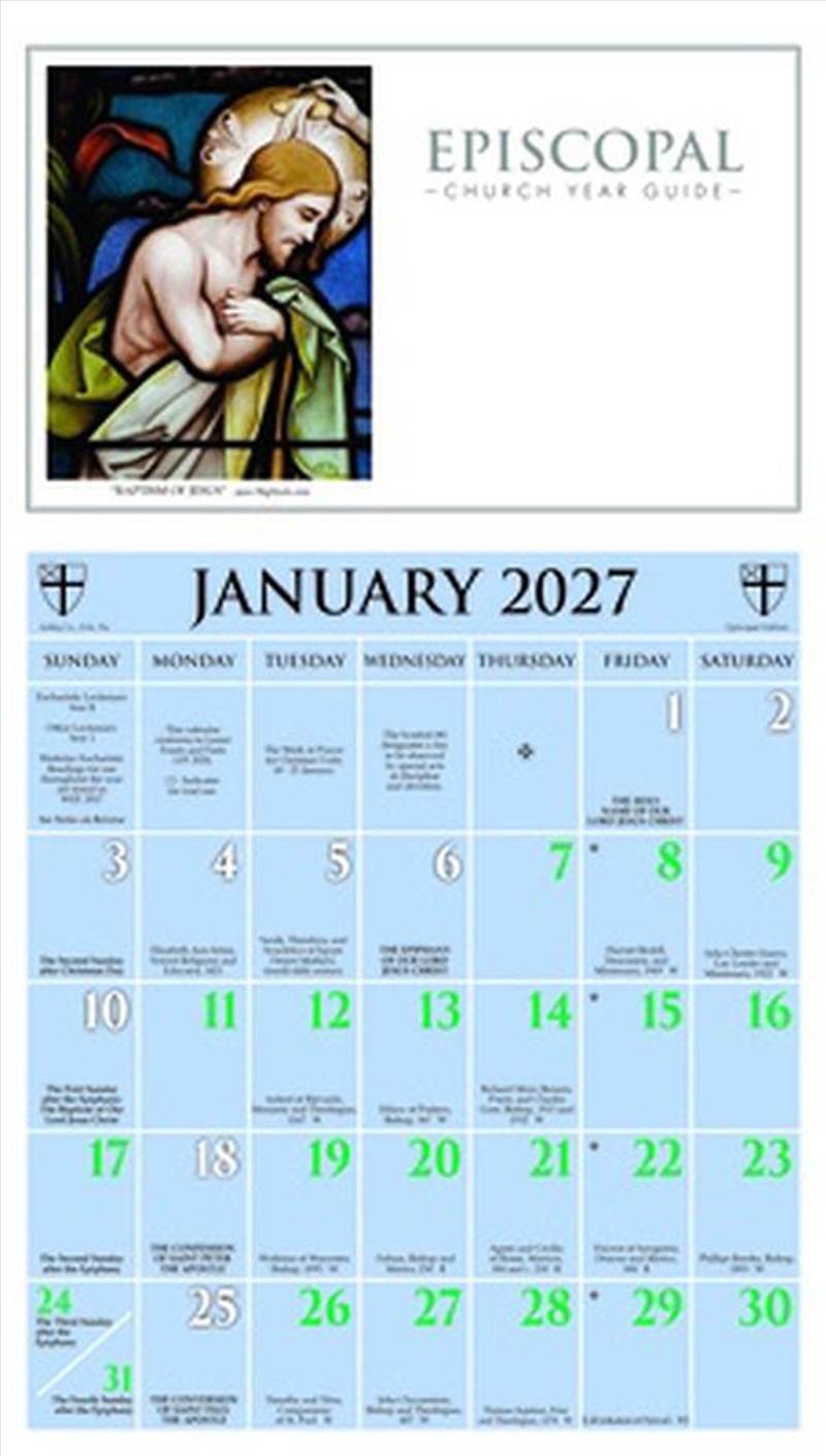 2027 Episcopal Church Year Guide Kalendar/Product Detail/Religion & Beliefs