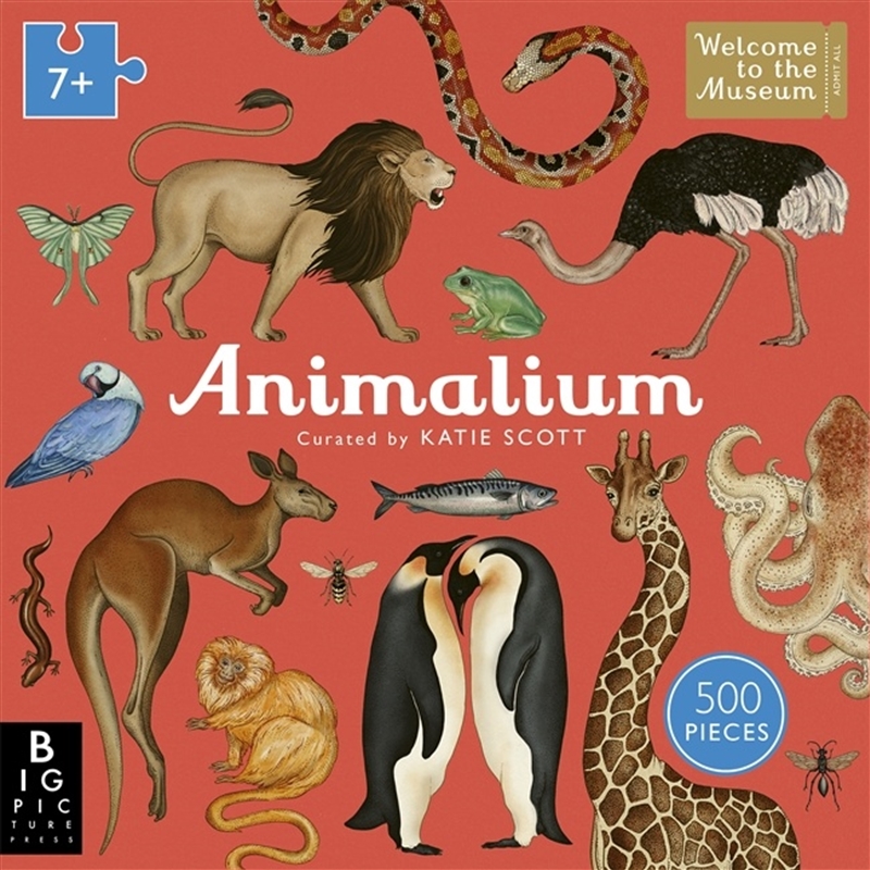 Animalium 500-Piece Jigsaw Puzzle/Product Detail/Jigsaw Puzzles
