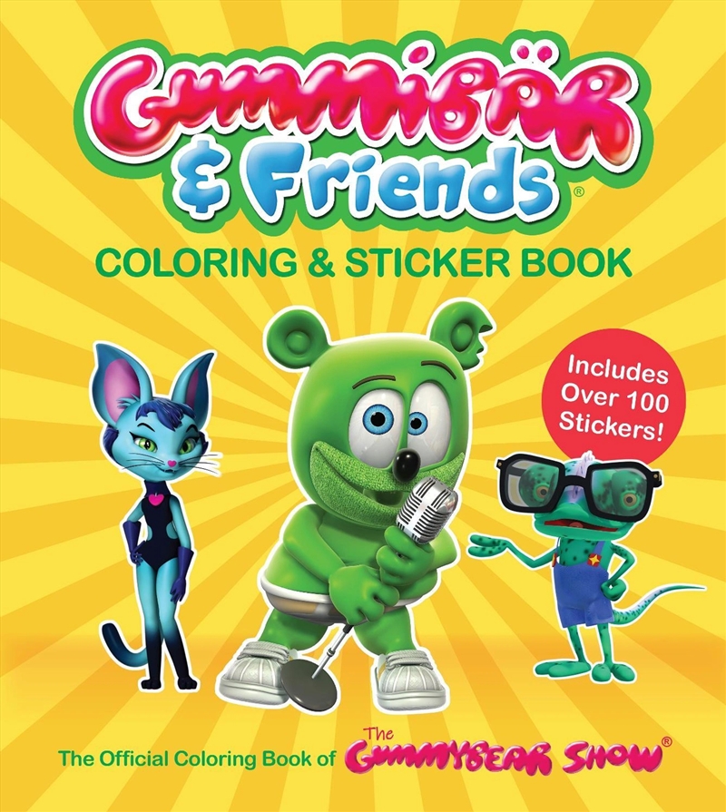 Gummibar & Friends Coloring & Sticker Book/Product Detail/Kids Activity Books